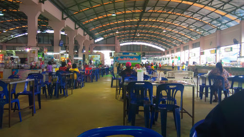 People sitting in chairs