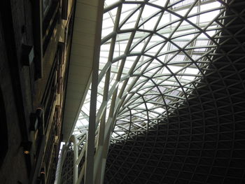 Low angle view of ceiling