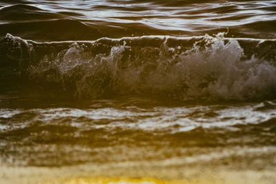 Close-up of wave in sea