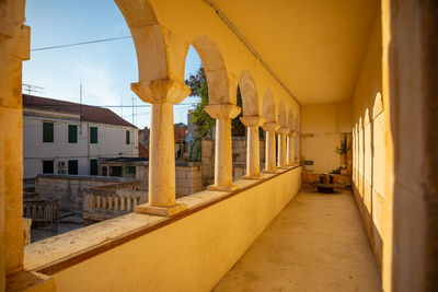 Corridor of building