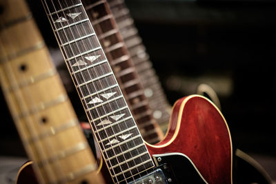 Close-up of guitar