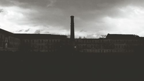 Factory against sky