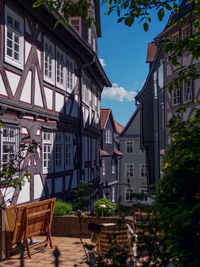 Houses and buildings in town