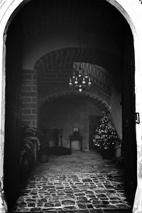 Entrance of building