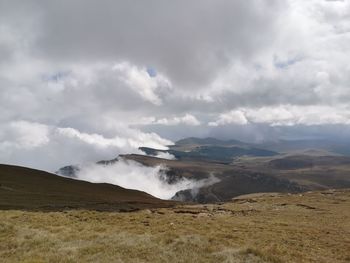 Scenic view of landscape against sky