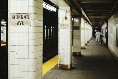 Corridor of subway station