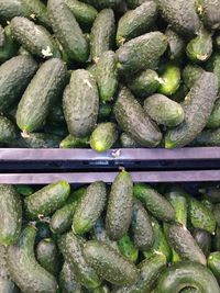 Full frame shot of vegetables in market