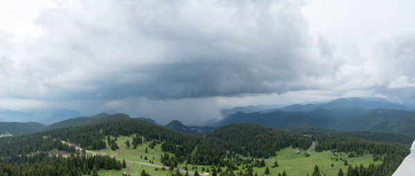 Panoramic view of landscape against sky