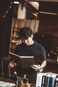 Man working at restaurant