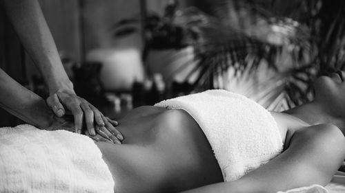 Ayurveda stomach massage