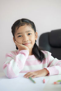 Portrait of a smiling girl