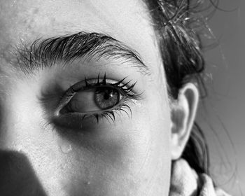 Close-up portrait of human eye