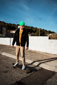 Guy street skateboard