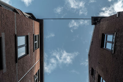 Low angle view of building against sky