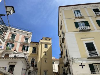 Low angle view of building against sky