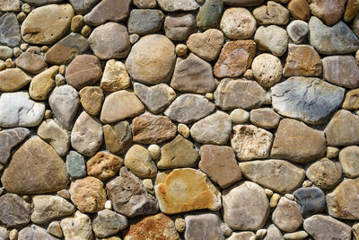 Full frame shot of stone wall