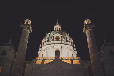 Low angle view of a cathedral