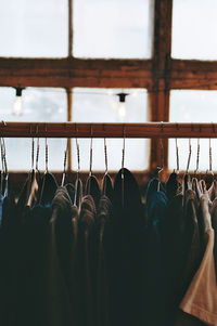 Group of people in row