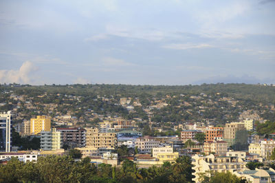 Cityscape against sky