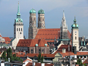 View of cathedral against sky in city