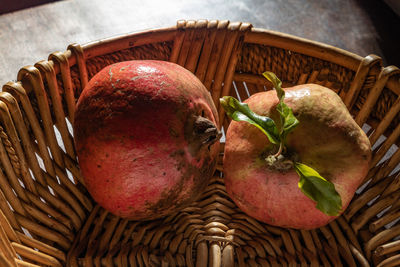 Close-up of food in basket