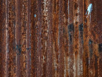 Full frame shot of rusty metal