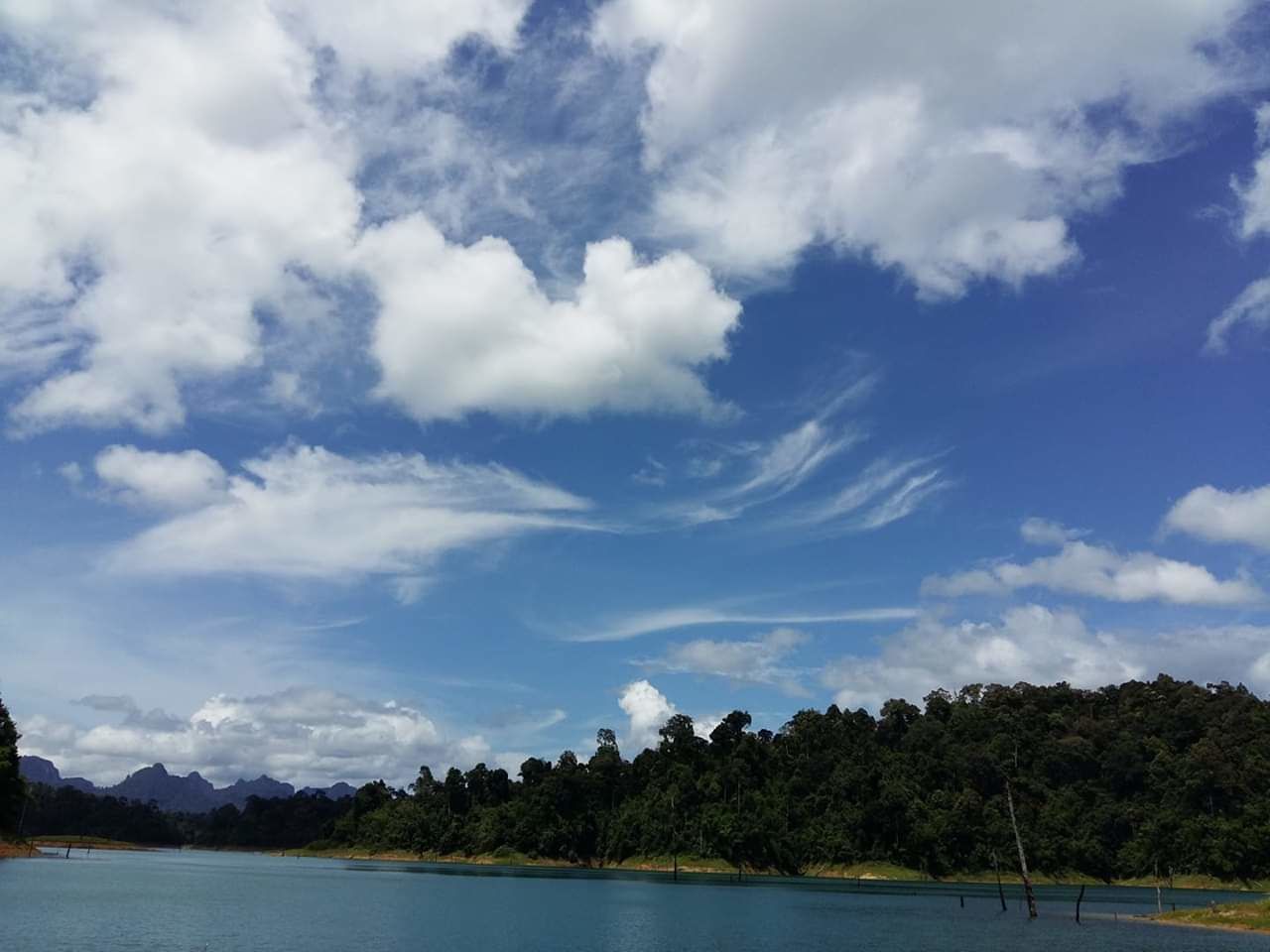 cloud - sky, sky, water, tree, plant, beauty in nature, scenics - nature, tranquil scene, tranquility, nature, day, no people, lake, waterfront, non-urban scene, mountain, outdoors, view into land