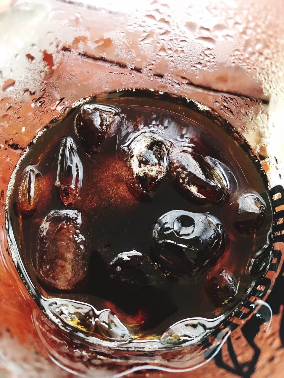 CLOSE-UP OF ICE CREAM IN GLASS