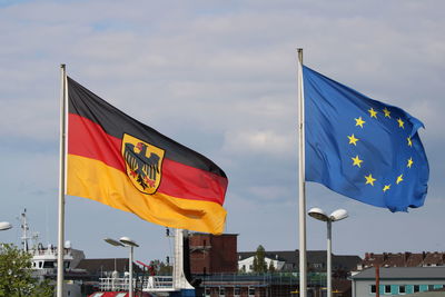 For promotion or catolgues europe germany flags