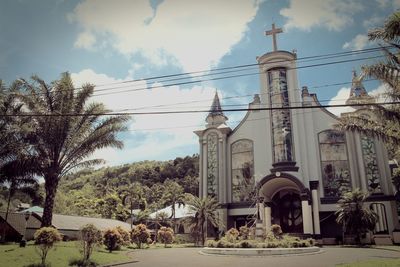 View of church against cloudy sky