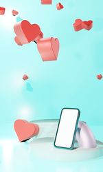 Low angle view of balloons against blue sky