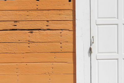 Full frame shot of closed door