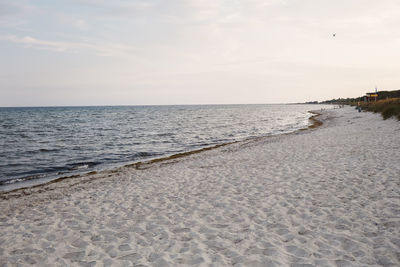 View of sandy beach