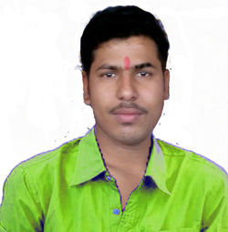 Portrait of young man against white background