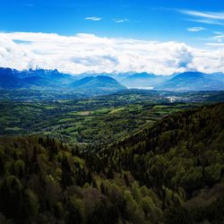 Scenic view of landscape against sky