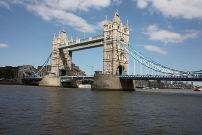 View of bridge over river