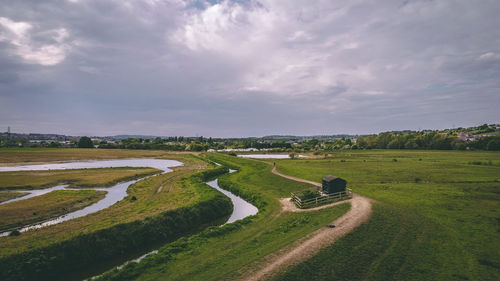 Panoramic view of landscape against sky