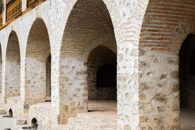 Entrance of historic building