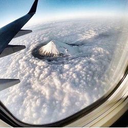 Aerial view of landscape against sky