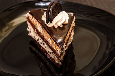 Close-up of dessert