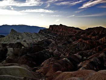 Rock formations in a desert