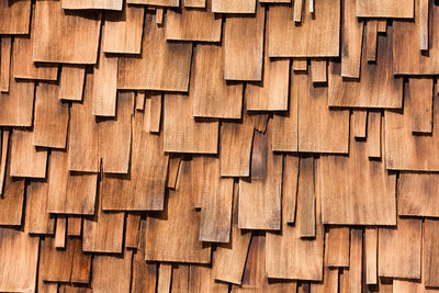 Full frame shot of wooden planks