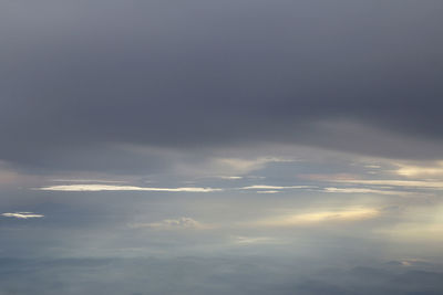 Low angle view of clouds in sky