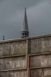 Low angle view of building against sky