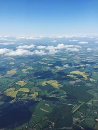 Aerial view of landscape