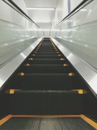 View of escalator