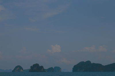 Panoramic view of sea against sky