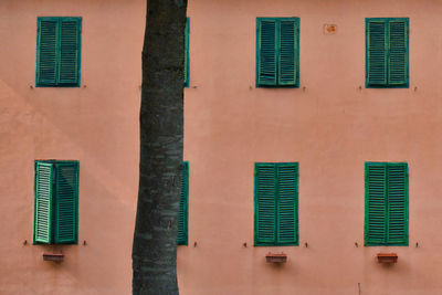 Full frame shot of residential building