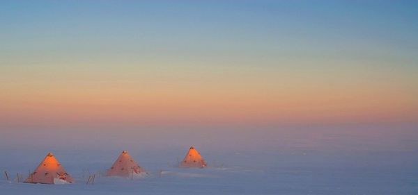 Scenic view of sky at sunset