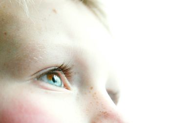 Close-up of thoughtful boy